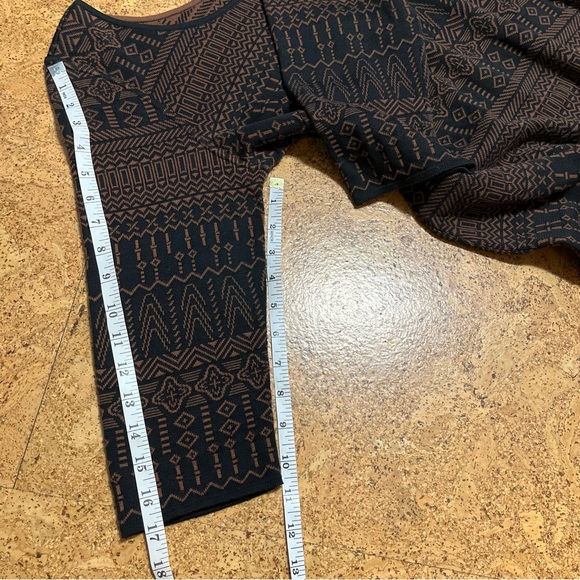 Peruvian Connection 100% Pima Cotton 3/4 Sleeve Sweater Dress Sz M - Picture 12 of 12